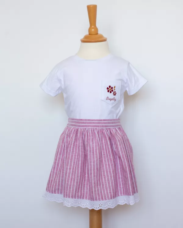 Jupe Landunvez broderie anglaise