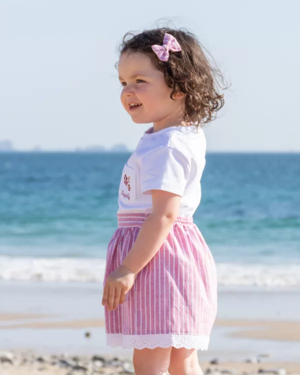 Jupe Landunvez broderie anglaise